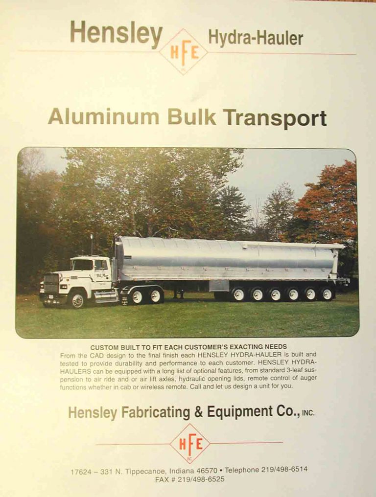 About Hensley Hensley Fabricating & Equipment, Inc.